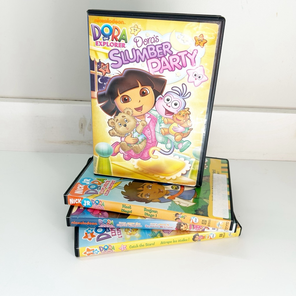 Nickelodeon Dora the Explorer DVD Bundle Catch the Stars Crystal Kingdom